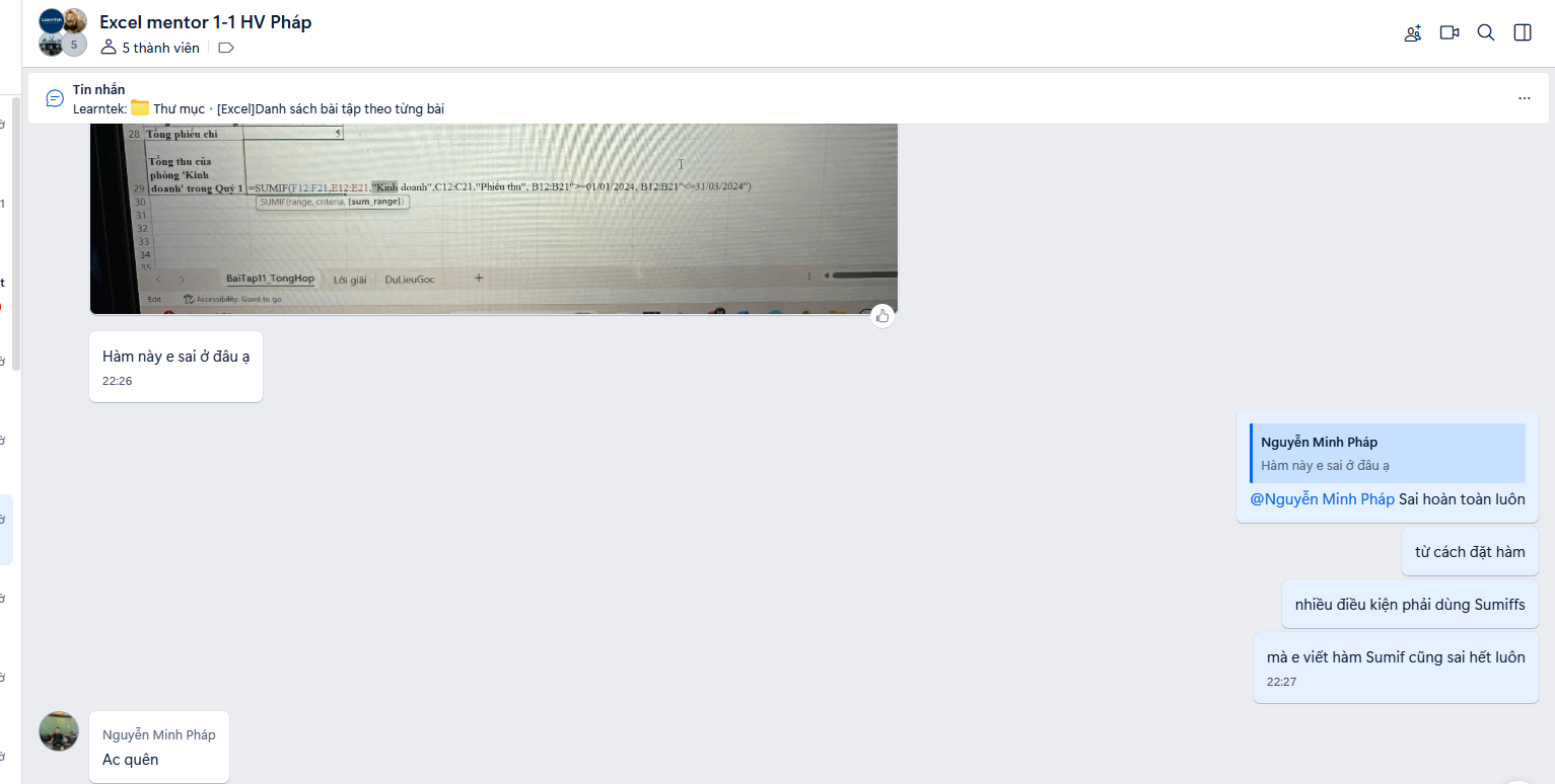 Hình ảnh hỗ trợ học viên